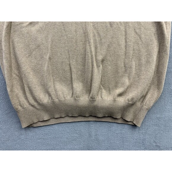 Dockers Sweater Vest Mens XL Beige Black Argyle V Neck 100% Cotton Sleeveless - Picture 12 of 13